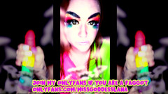 Campsissyboi: Kommentar, ob ich dich mit meinem Regenbogen-dildo Fagboi ficken kann