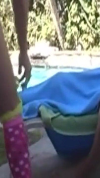 Blonde Babe Spreads Wide for Throbbing Cock Handjob