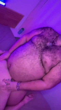 Bears in Purple Bareback Threesome