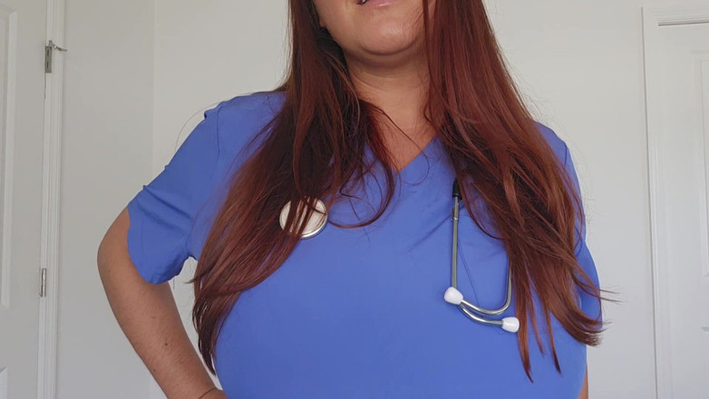 Annabelle Rogers: Sexy Homewrecking Nurse Reluctantly Fucks Married Doctor POV