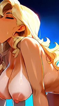 La moglie trofeo bionda seduce il giovane partner del marito - Hentai senza censure - Ai