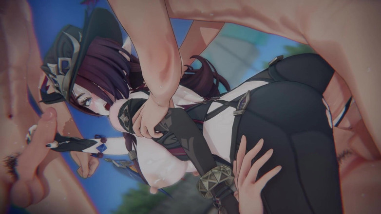 Tomu aisuman: [genshin Impact] Chasca's Fallen Peacemaker Bound Sky Rider &amp; POV Sandwich...