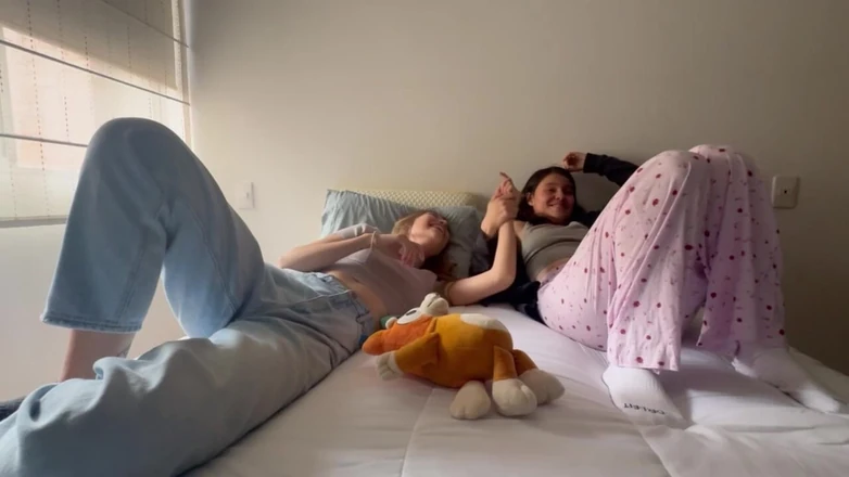 scarlettandc: Two Girls Having Fun at a Best Friends Get-together