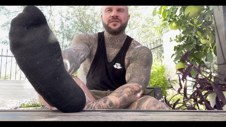 Jasons feet: Just Got Back From the Gym and I Sit in...