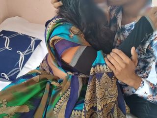 Big brother: Indische Sarika Bhabhi volledige hete sexy romantiek in Saree met...
