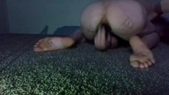 Pretty, Round Bootycheeks Bouncing My Buttplug up My Puckerhole; Soles and Toes Close-up thumbnail