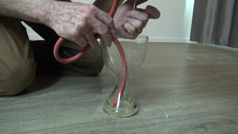 Femdom Austria: Rinse your nose with the home helper's piss!