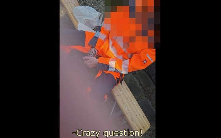 AntoGoesHunting: Str8 学徒建筑工人被说服得到口交