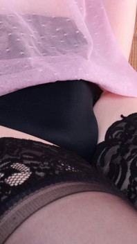 Unwind with Your Head in My Lap - Relaxing Femdom & Cumming on My Tights