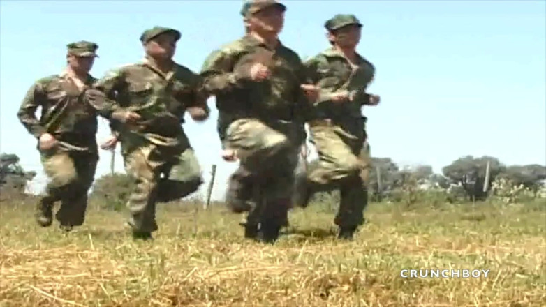 Latino Fucker: Latinos military muscle fucking outdoor