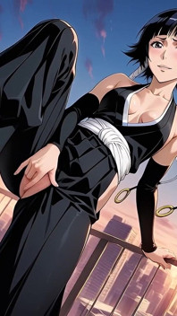 After Dark, Sui-feng Is a Dangerous Captain in the Ai Adaptation of Bleach