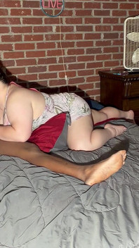 Chupando el semen de esa gran polla
