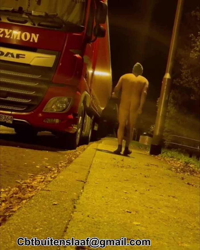 No limit cbt slave: Naakt buitenshuis
