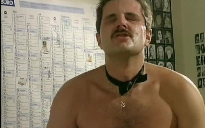 Filles Francaises: French Babe Got Big Load Over Her Face in Office