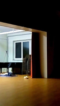 Masturbare rapidă riscantă a lui Hump în Music Hall