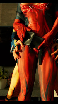 Deadpool contre Wolverine. Bagarre sexy folle - Moliyredwolf