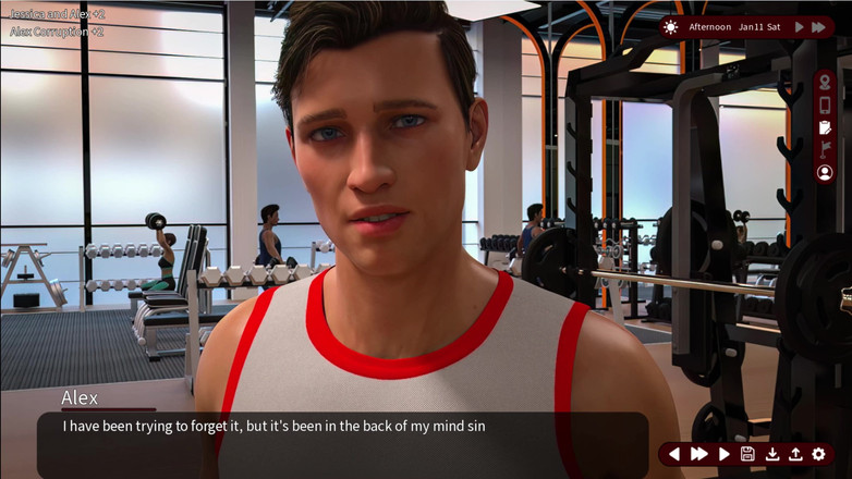 Johannes Gaming: Whispers of Desire 7 Sarah and Alex Went to the Gym...