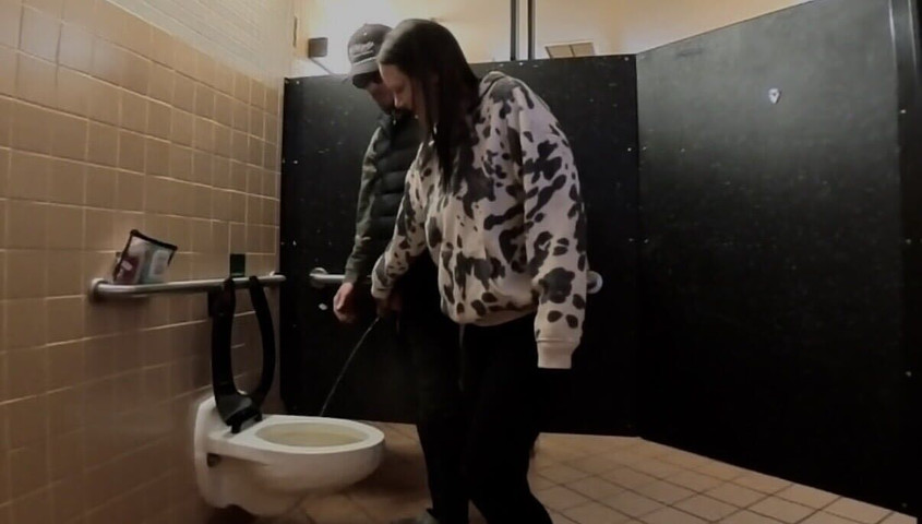 Caught Public Restroom and Sloppy Seconds with Wife (The rykers) Caught Public Restroom and Sloppy Seconds with Wife (The rykers)