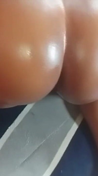 Teasing with My Big Black Ass