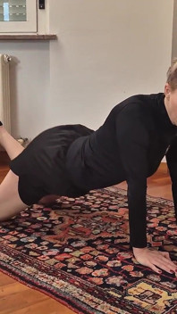 Auntjudys - matură sexy amatoare țâțoasă Wanilianna se excită în timpul antrenamentului ei
