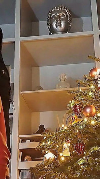 クリスマス人間灰皿