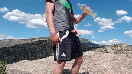 Lapetus: Pouring piss all over my shorts on a hike