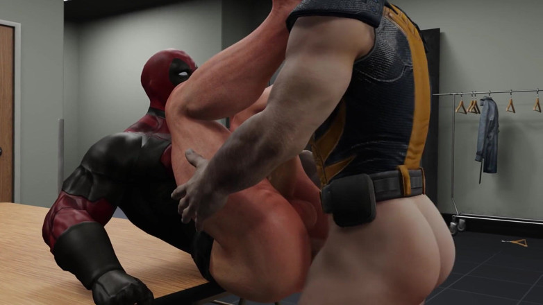 Taylor Breeder: Bros (Wolverine mengongkek Deadpool)