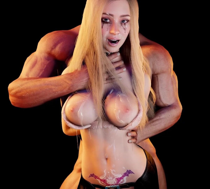 The Scenes: Analsex mit einem heißen blonden schätzchen, gefesselt von hinten in...