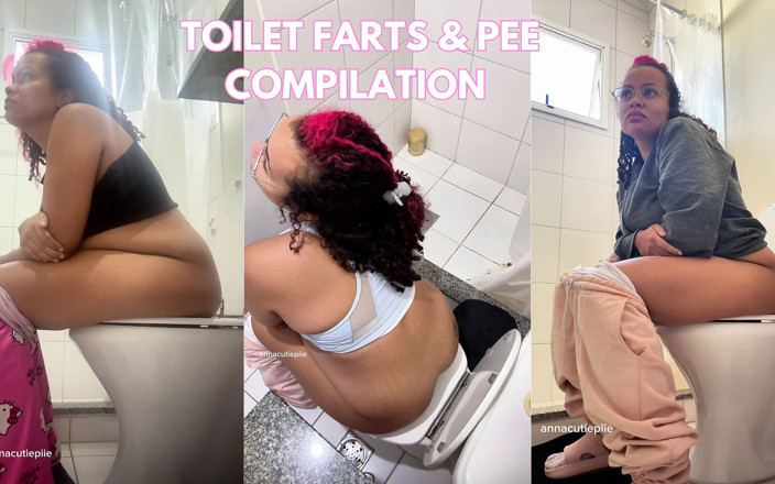 Cutiepiie Chubby: Real Daily Toilet Farts &amp; Pee Compilation Personal Bathroom Moments