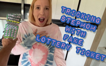 Shiny Cock Films: Tricking Stepmom with Fake Lottery Ticket | Faphouse