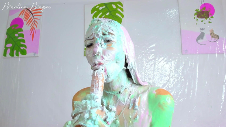 MartinaMagni: Bagunçada masturbando instruções joi wam