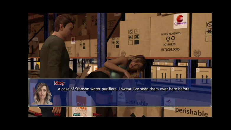 Johannes Gaming: Bini pejabat #12 - Dixon bermain dengan pepek Stacy semasa dia mencuba...