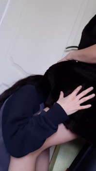 My Girlfriend Didn't Even Have Time to Undress After Her Business Trip, When I Immediately Dropped to My Knees in Front of Her