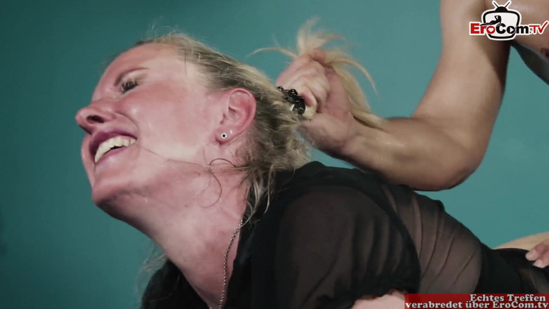 EroCom: Blond german amateur MILF housewife wants doggystyle
