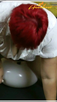 Balloon Dildo Sex - I Definitely Have My Fun, but I'd Rather Ride Your Real Cock.