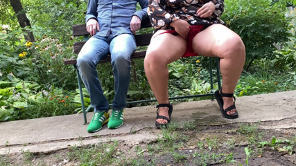 OurFetishLife: pissing in the park I watch and get horny