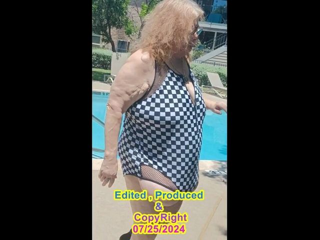 Nurse Vicki Wears Checkers to the Pool (BBW nurse Vicki adventures with friends)