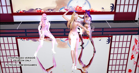 3D-Hentai Games: Garnidelia - Avra K'Davarah KDA Ahri Kaisa Seraphine sexy hot dance