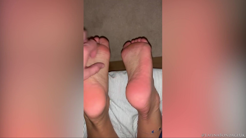 Latina Fetish: Latina Is Hogtied and Tickled on the Bed! Latina Is...