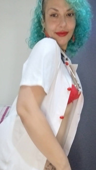 Need Some Care? the Nurse Will Take Great Care of You! Come with Me, Sweetheart!