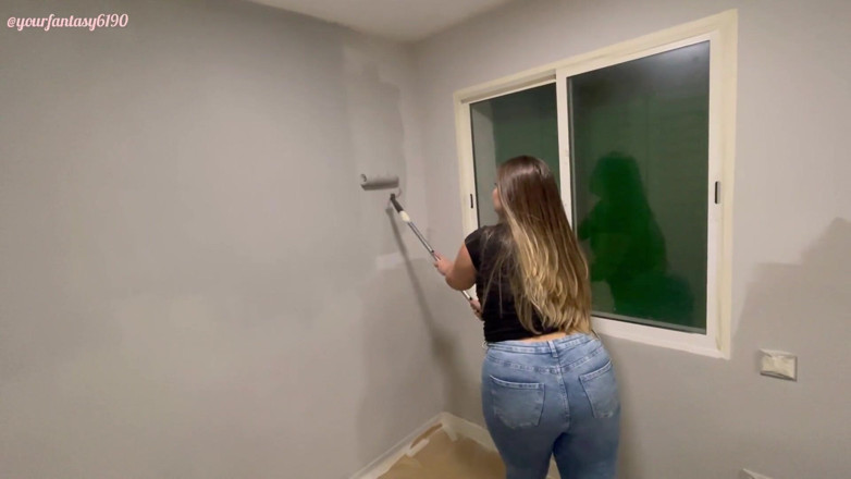 Your fantasy studio: Gassy girls is painting your house