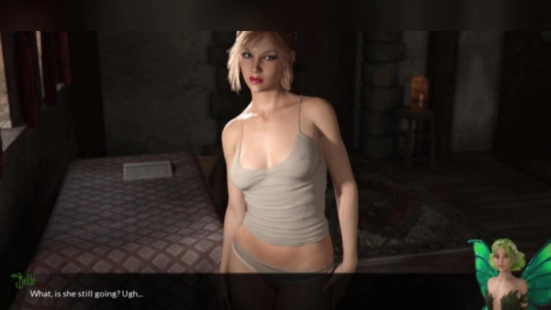 3DXXXTEEN2 Cartoon: Inspekcja cipki dla przyrodniej siostry Evelyn. Seks z kreskówkami 3D porno