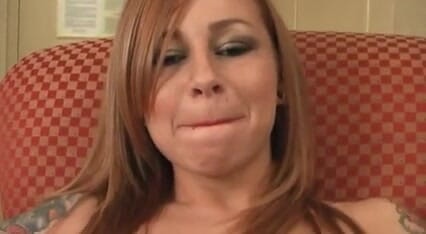 BB blowjobs and fucking: LA Inked babe Jerks and Sucks for 2 big Loads of...
