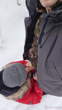 Sucking Cock in the Cold!