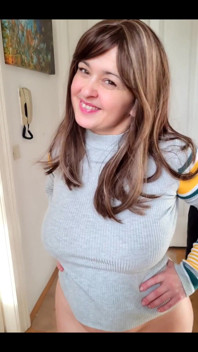 Me Bottomless in a Sweater
