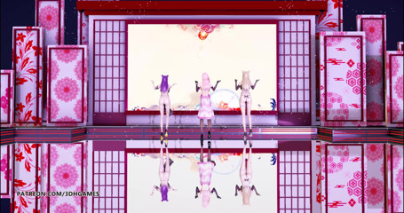 3D-Hentai Games: Tougen Renka - Striptýz Ahri Kaisa Seraphine sexy erotický tanec
