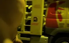 Betrapt naakt wandelend parkeren