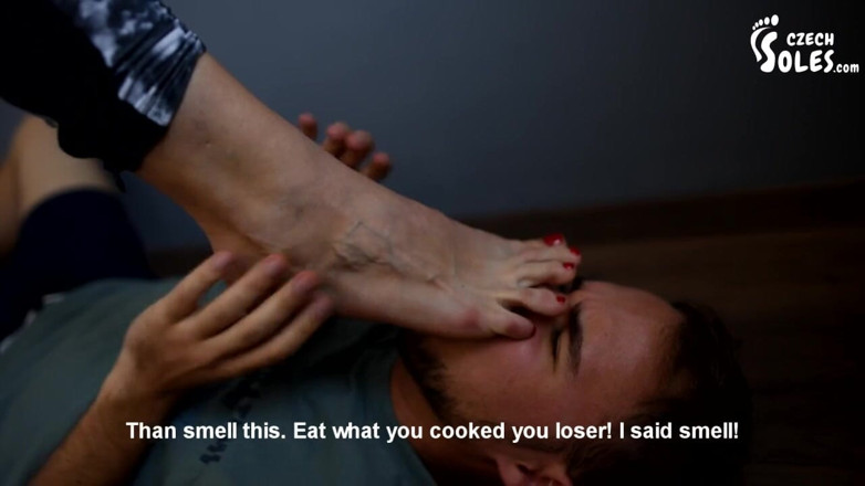 Czech Soles - foot fetish content: Beaten by gym instructor's feet