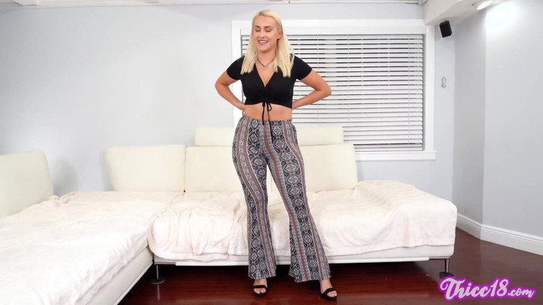 THICC 18: Sarışın pawg indica monroe oyuncu seçmelerinde dölleniyor