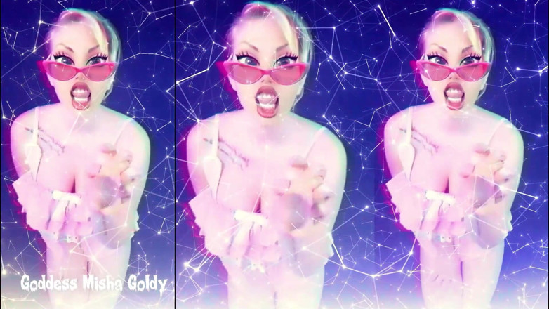 Goddess Misha Goldy: Saca tu clítoris y masturbate mientras te humilla y entrena...